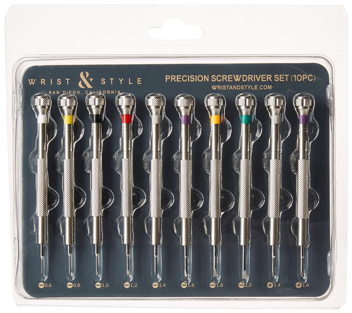 Professional Screwdriver Kit - 10pc - Wrist & Style