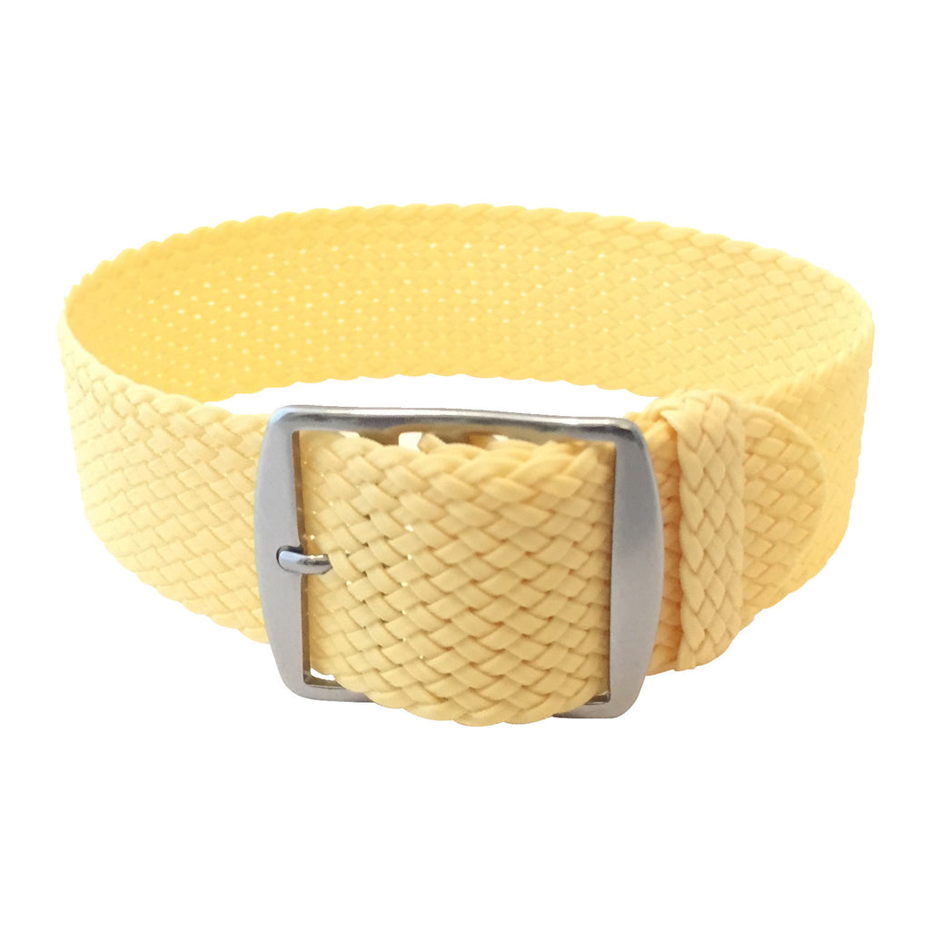Perlon Strap | Light Yellow - Wrist & Style